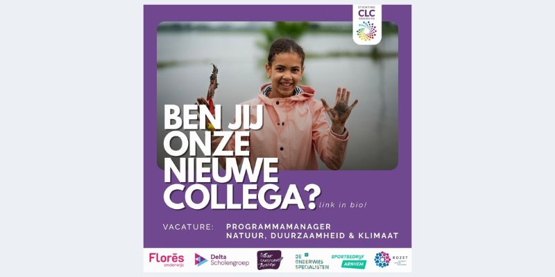 Vacature programmamanager Natuur, Duurzaamheid & Klimaat