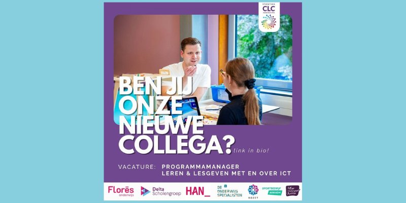 Vacature programmanager Leren & Lesgeven met en over ICT
