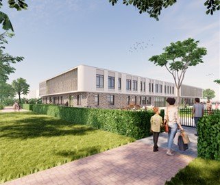 Eerste paal Nieuwbouw Parkschool & Ibn-i Sina