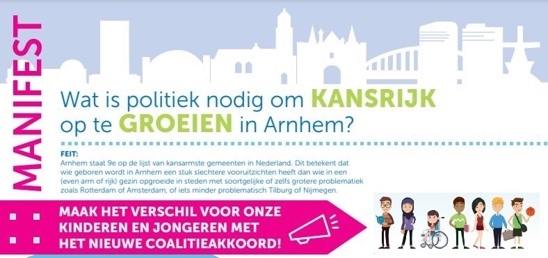 Persbericht: Manifest Kansrijk opgroeien in Arnhem