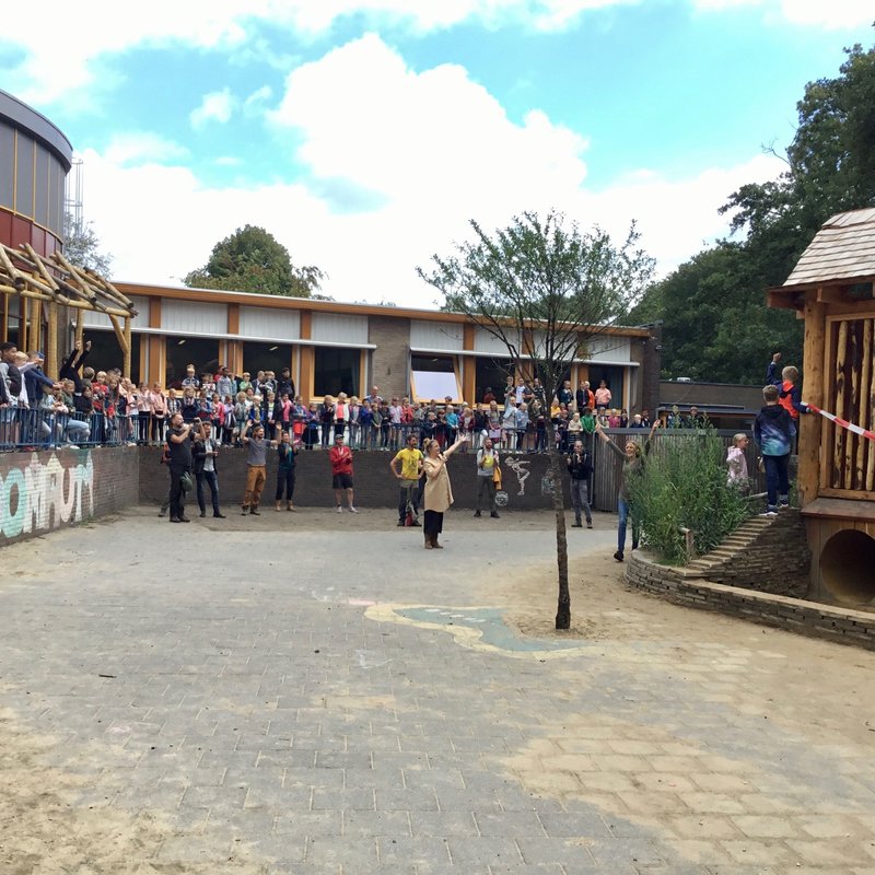 Persbericht: Opening meest uitdagende Groene Schoolplein bij OBS De Boomhut Arnhem